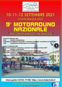 Motoraduno "INCONTRIAMOCI IN MASSA 2021" - Castelmassa - 11.12/09/2021