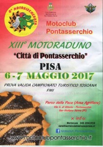 13° raduno "Città di  Pontasserchio" - 7 maggio 2017