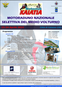 Motoraduno del Medio Volturno - Caiazzo - 23.24/04/2022